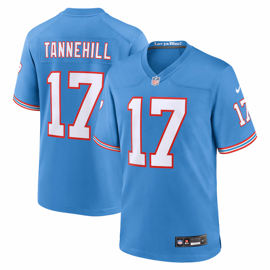 Youth Tennessee Titans Ryan Tannehill Nike Light Blue Game Jersey - ujerseystore