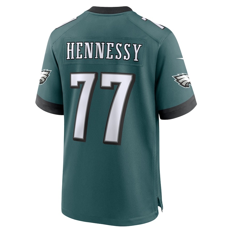 Men's Philadelphia Eagles Matt Hennessy Nike Midnight Green  Game Jersey - ujerseystore
