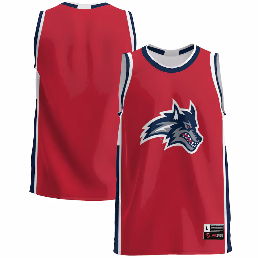 Stony Brook Seawolves GameDay Greats  Lightweight Basketball Jersey - Red - ujerseystore