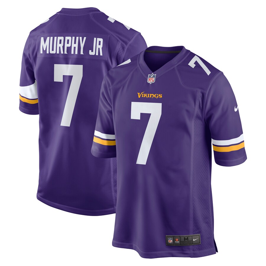 Men's Minnesota Vikings Byron Murphy Jr. Nike Purple Game Jersey - ujerseystore