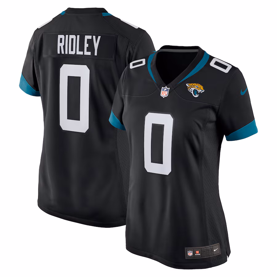 Women's Jacksonville Jaguars Calvin Ridley Nike Black Game Jersey - ujerseystore