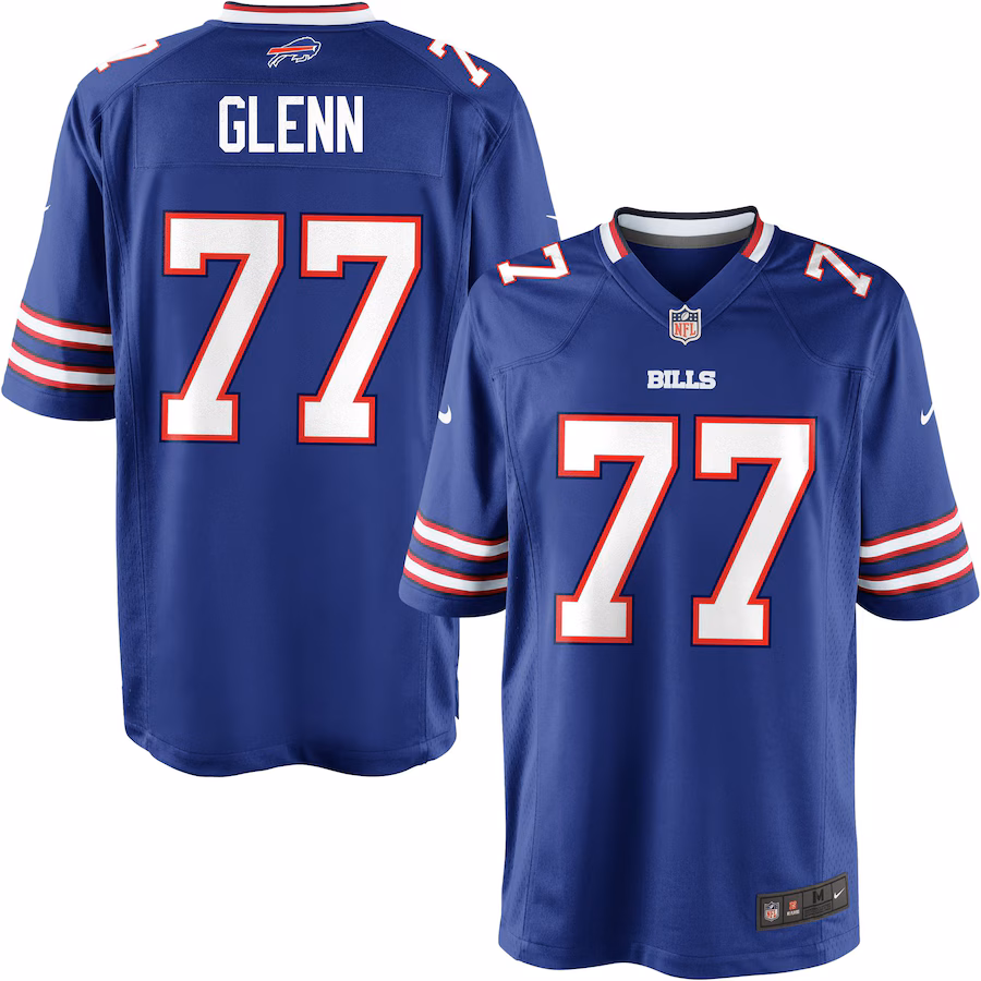 Nike Youth Buffalo Bills Cordy Glenn Team Color Game Jersey - ujerseystore