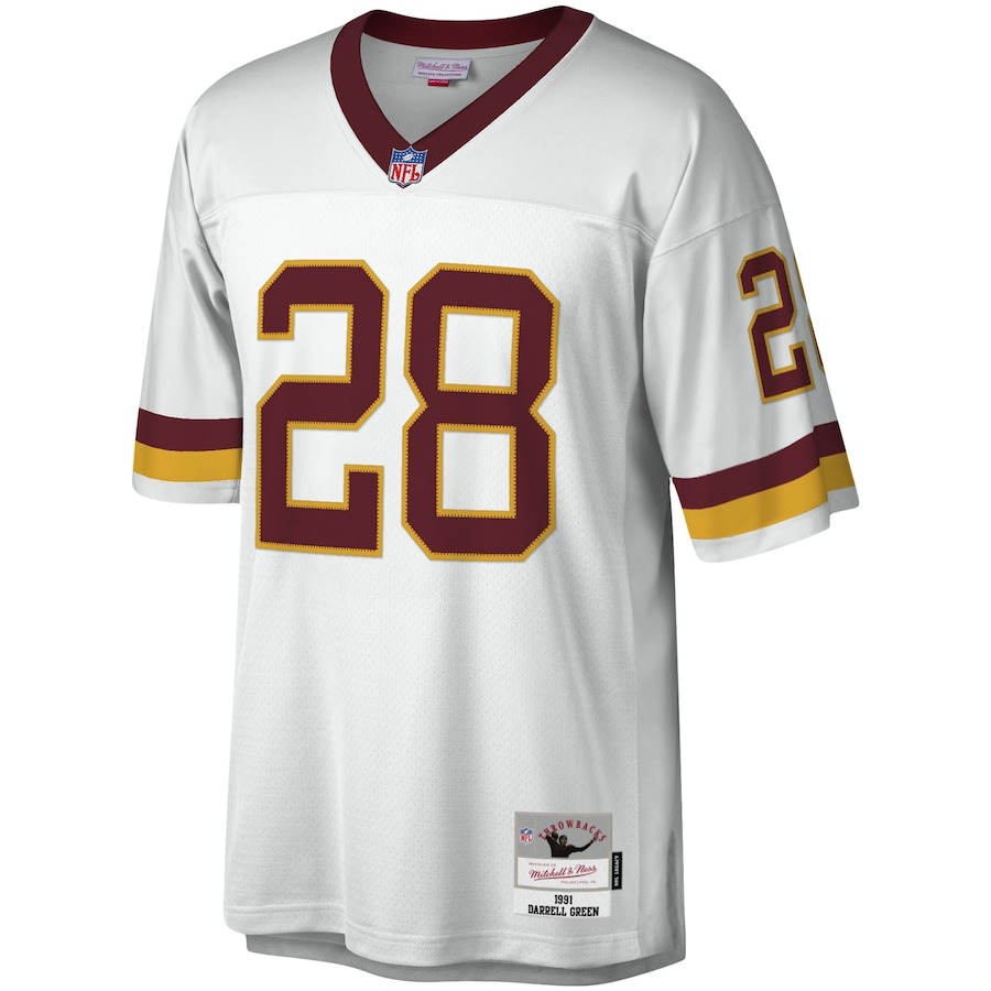 Men's Washington Football Team Darrell Green Mitchell & Ness White Legacy Replica Jersey - ujerseystore