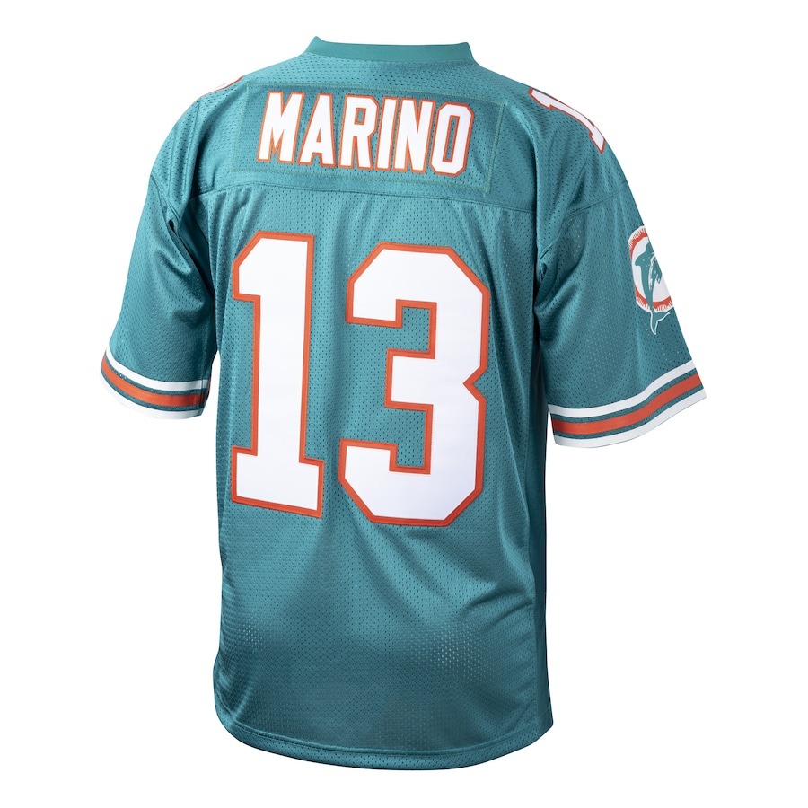 Men's Miami Dolphins 1994 Dan Marino Mitchell & Ness Aqua Authentic Throwback Retired Player Jersey - ujerseystore