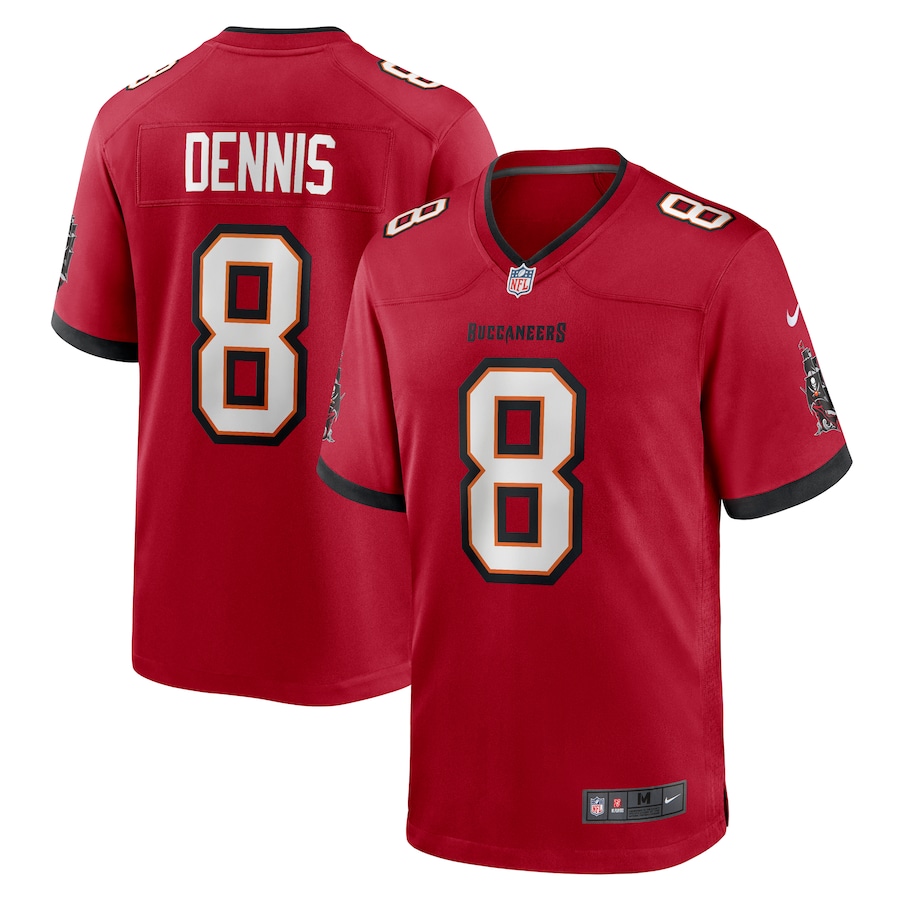 Men's Tampa Bay Buccaneers SirVocea Dennis Nike Red Game Jersey - ujerseystore