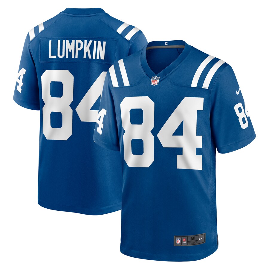 Men's Indianapolis Colts Johnny Lumpkin Nike  Royal Team Game Jersey - ujerseystore