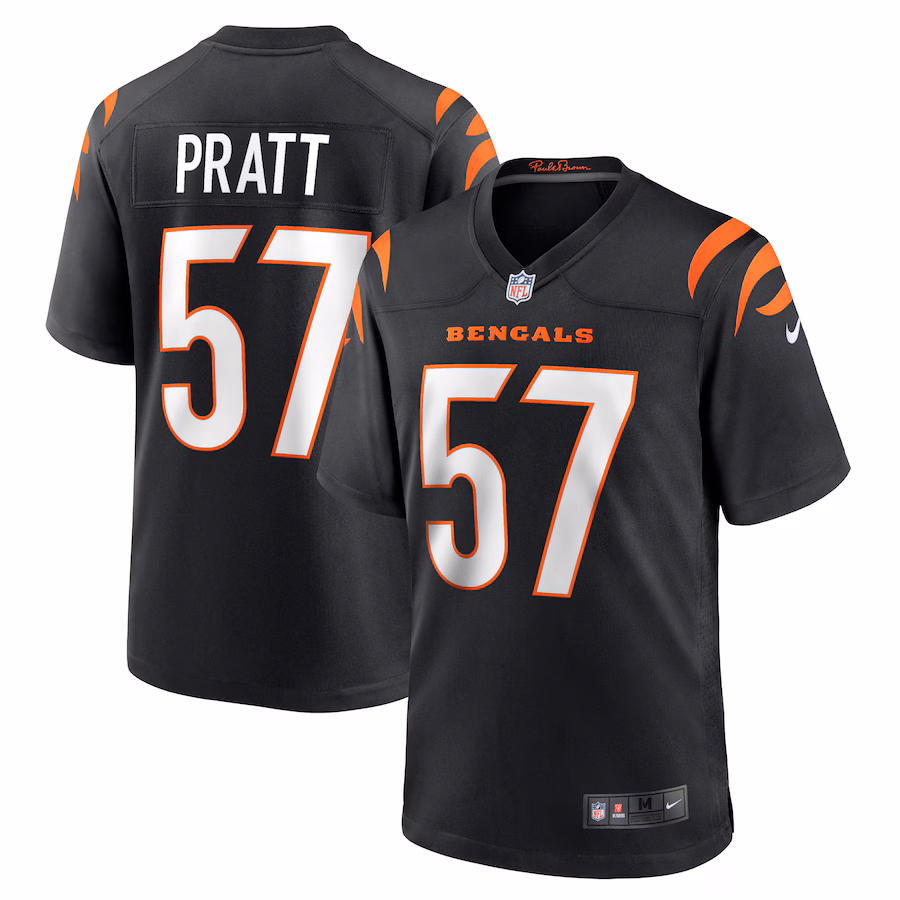 Men's Cincinnati Bengals Germaine Pratt Nike Black Game Jersey - ujerseystore