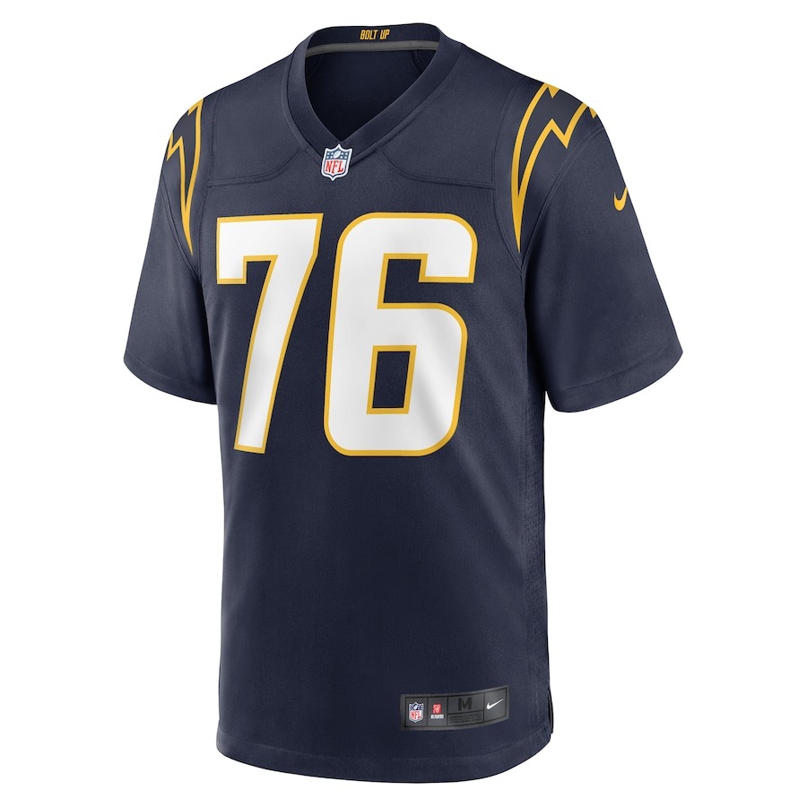 Men's Los Angeles Chargers Joe Alt Nike Navy 2024 NFL Draft First Round Pick Player Game Jersey - ujerseystore