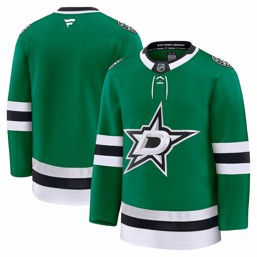 Men's Dallas Stars Fanatics Kelly Green Home Premium Jersey - ujerseystore