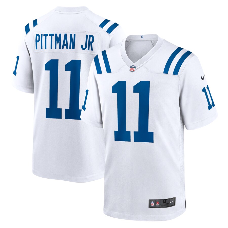 Men's Indianapolis Colts Michael Pittman Jr. Nike White Game Jersey - ujerseystore