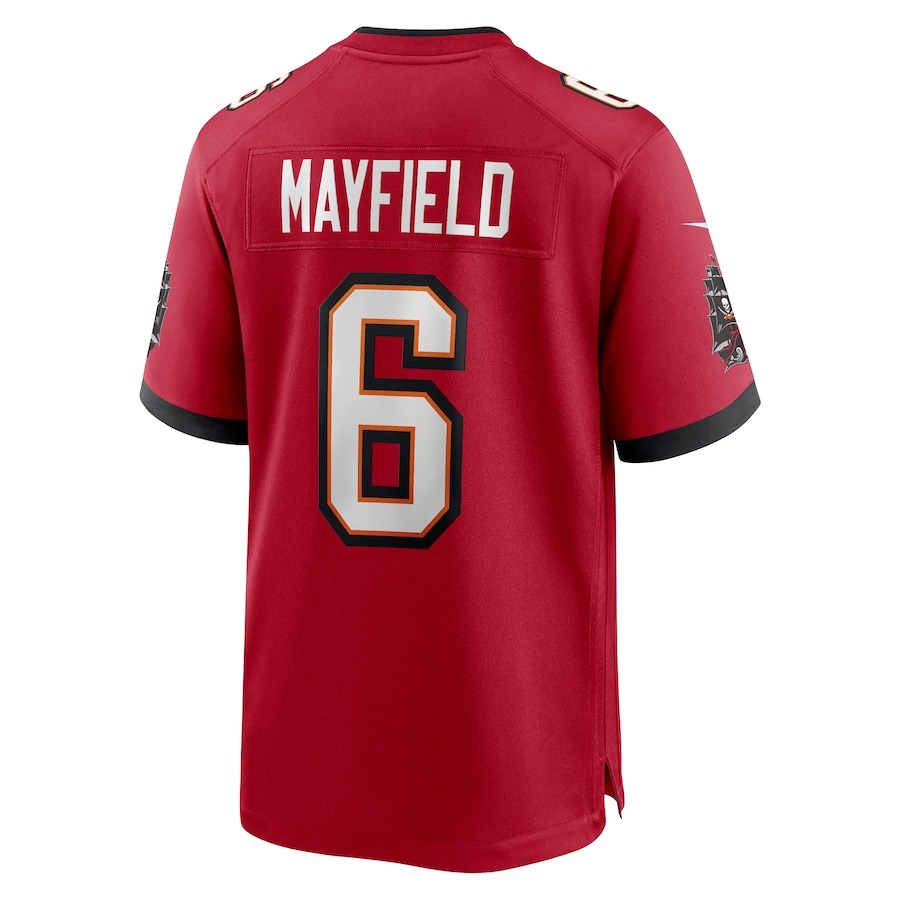 Men's Tampa Bay Buccaneers Baker Mayfield Nike Red Team Game Jersey - ujerseystore