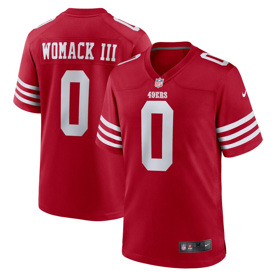 Men's San Francisco 49ers Samuel Womack III Nike  Scarlet  Game Jersey - ujerseystore
