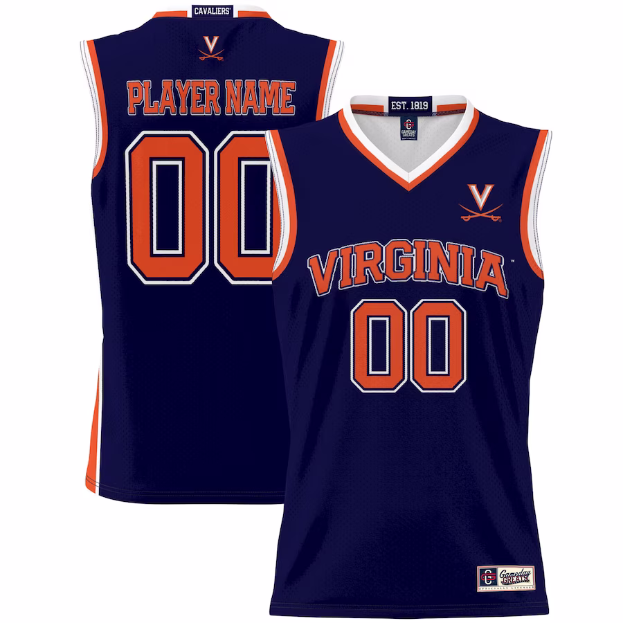 Virginia Cavaliers GameDay Greats Youth NIL Pick-A-Player Lightweight Women's Basketball Jersey - Navy - ujerseystore