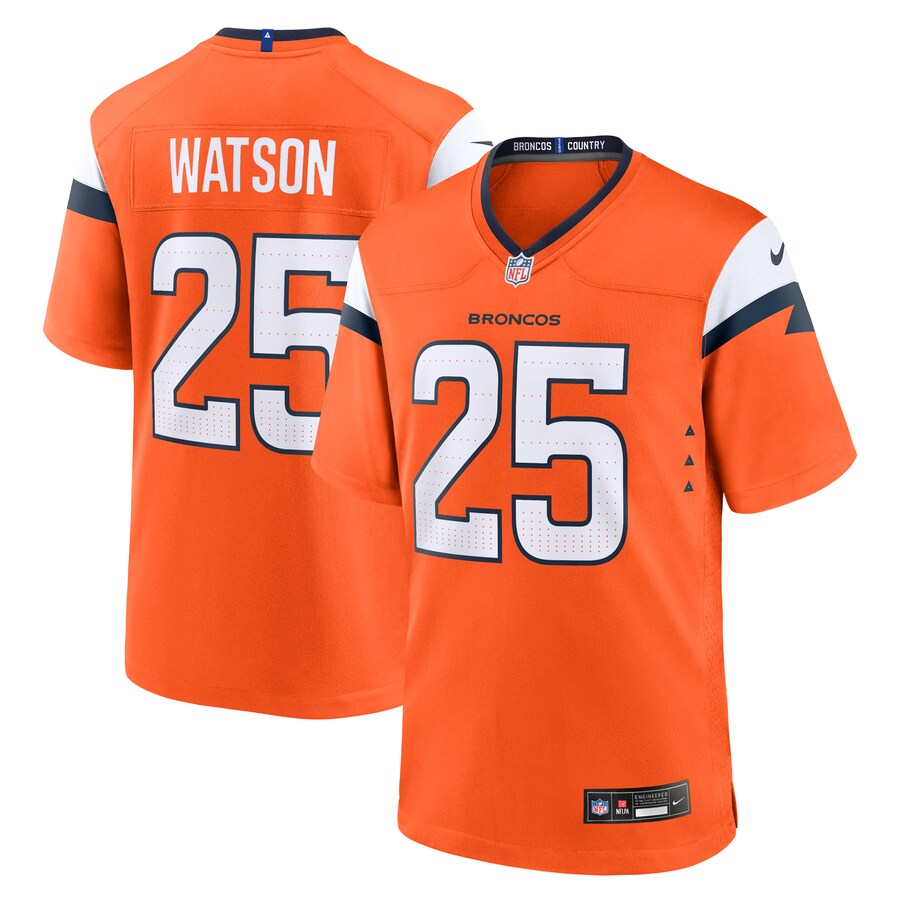 Men's Denver Broncos Blake Watson Nike Orange Team Game Jersey - ujerseystore