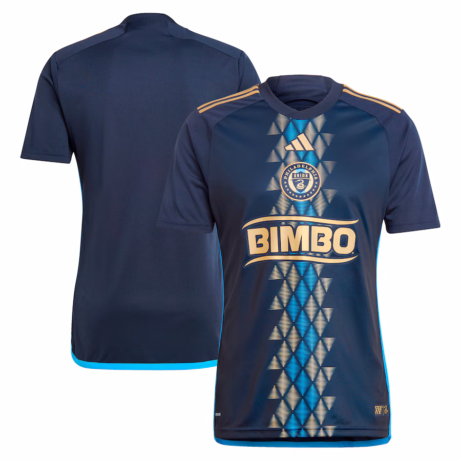 Men's Philadelphia Union  adidas Navy 2024 The XV Kit Replica Jersey - ujerseystore