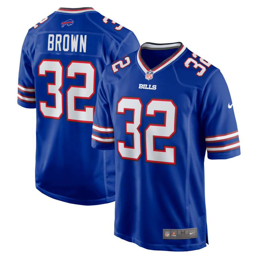 Men's Buffalo Bills Kyron Brown Nike Royal  Game Jersey - ujerseystore