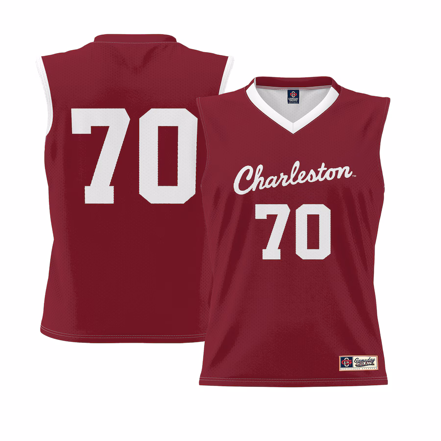 Youth GameDay Greats #70 Crimson Charleston Cougars Lightweight Basketball Jersey - ujerseystore