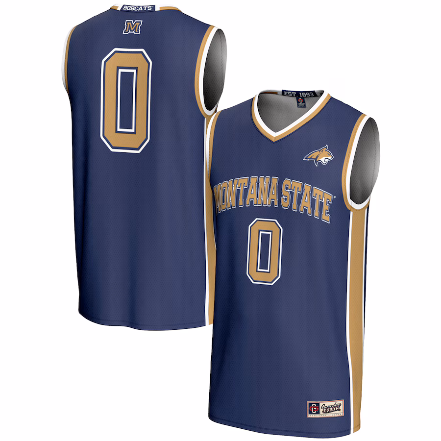 Youth GameDay Greats #0 Navy Montana State Bobcats Lightweight Basketball Jersey - ujerseystore