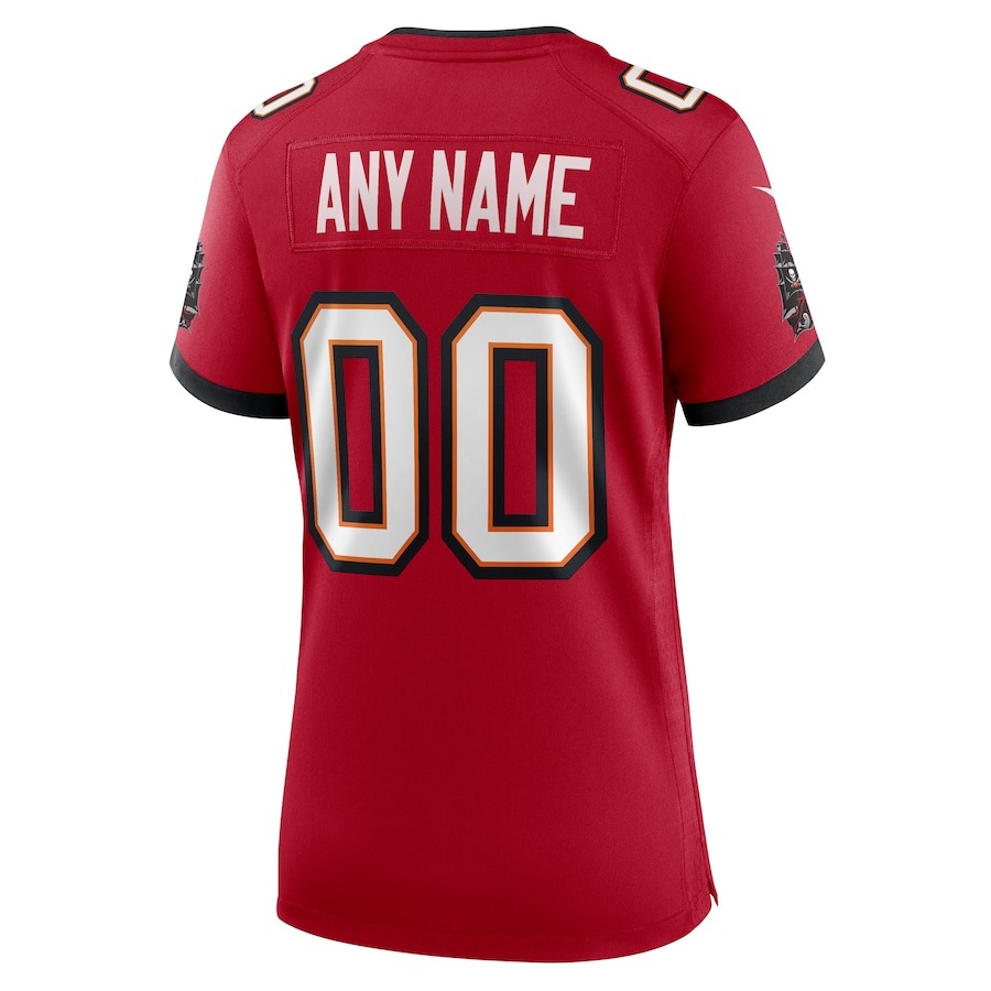 Women's Nike Tampa Bay Buccaneers Red Custom Game Jersey - ujerseystore