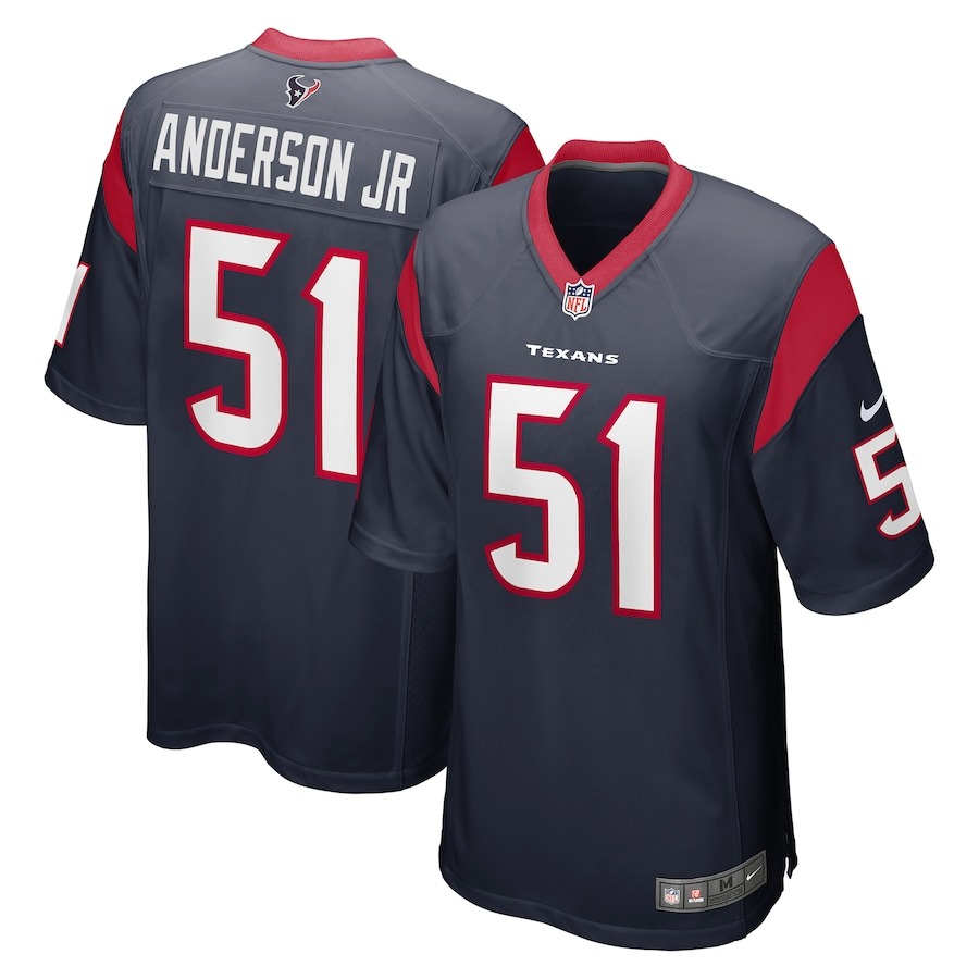 Men's Houston Texans Will Anderson Jr. Nike Navy 2023 NFL Draft First Round Pick Game Jersey - ujerseystore