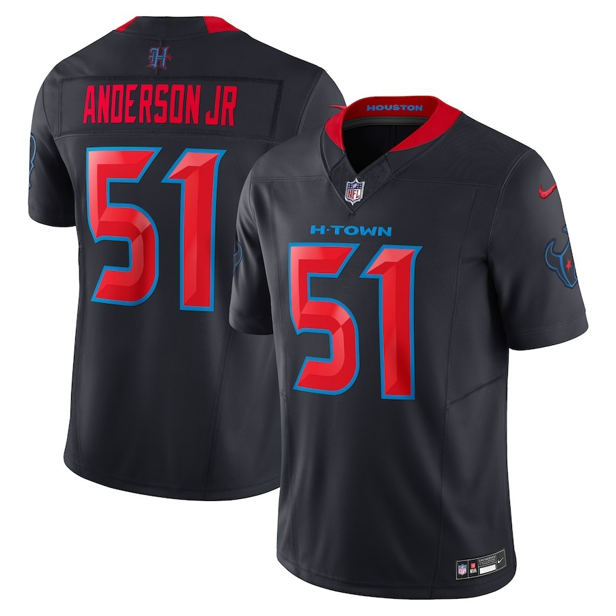 Youth Houston Texans Will Anderson Jr. Nike Navy 2nd Alternate Game Jersey - ujerseystore