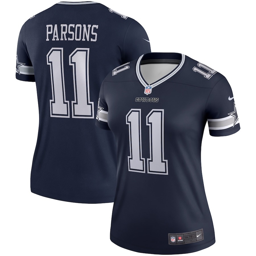 Women's Dallas Cowboys Micah Parsons Nike Navy Legend Jersey - ujerseystore