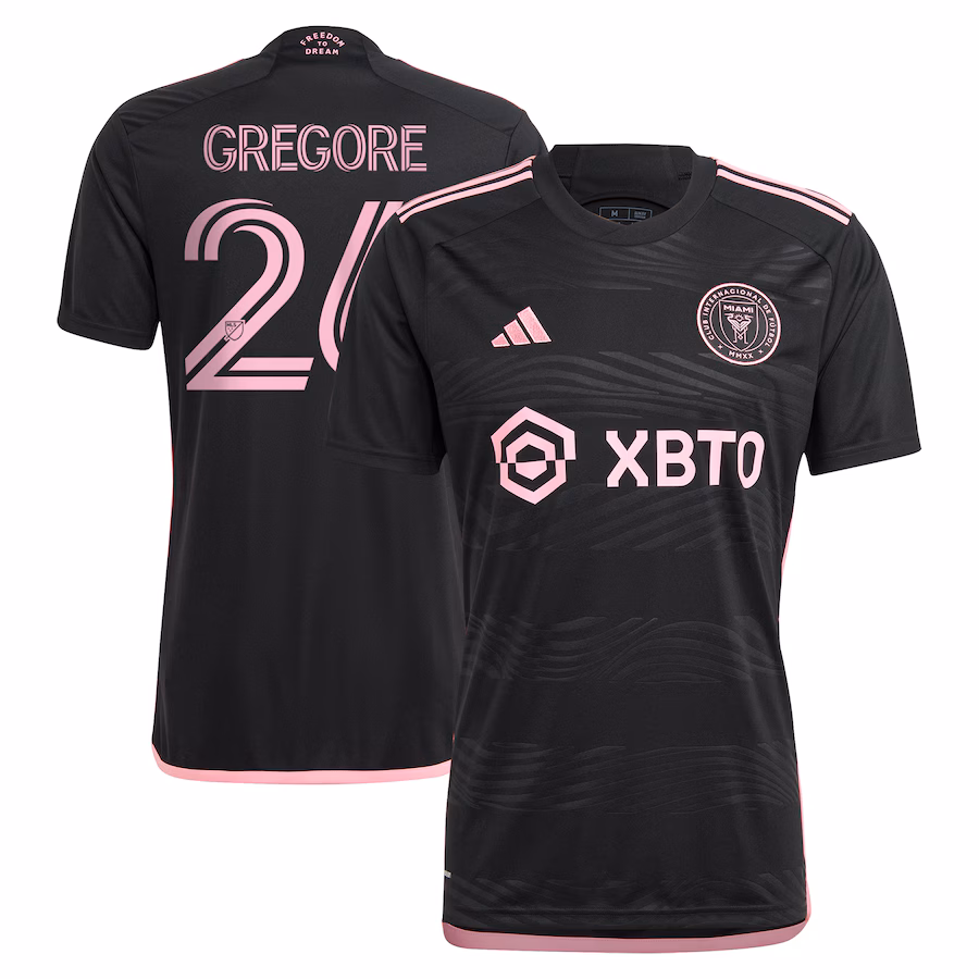 Women's Inter Miami CF Gregore adidas Black 2023 La Noche Replica Player Jersey - ujerseystore