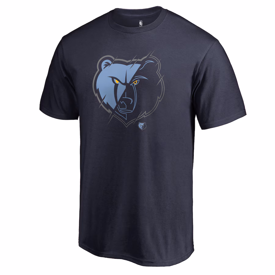 Men's Memphis Grizzlies Navy X-Ray T-Shirt - ujerseystore