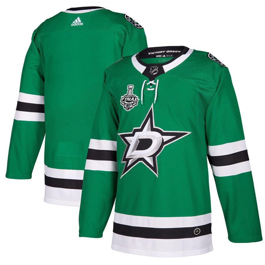 Men's Dallas Stars adidas Kelly Green 2020 Stanley Cup Final Bound Authentic Patch Jersey - ujerseystore