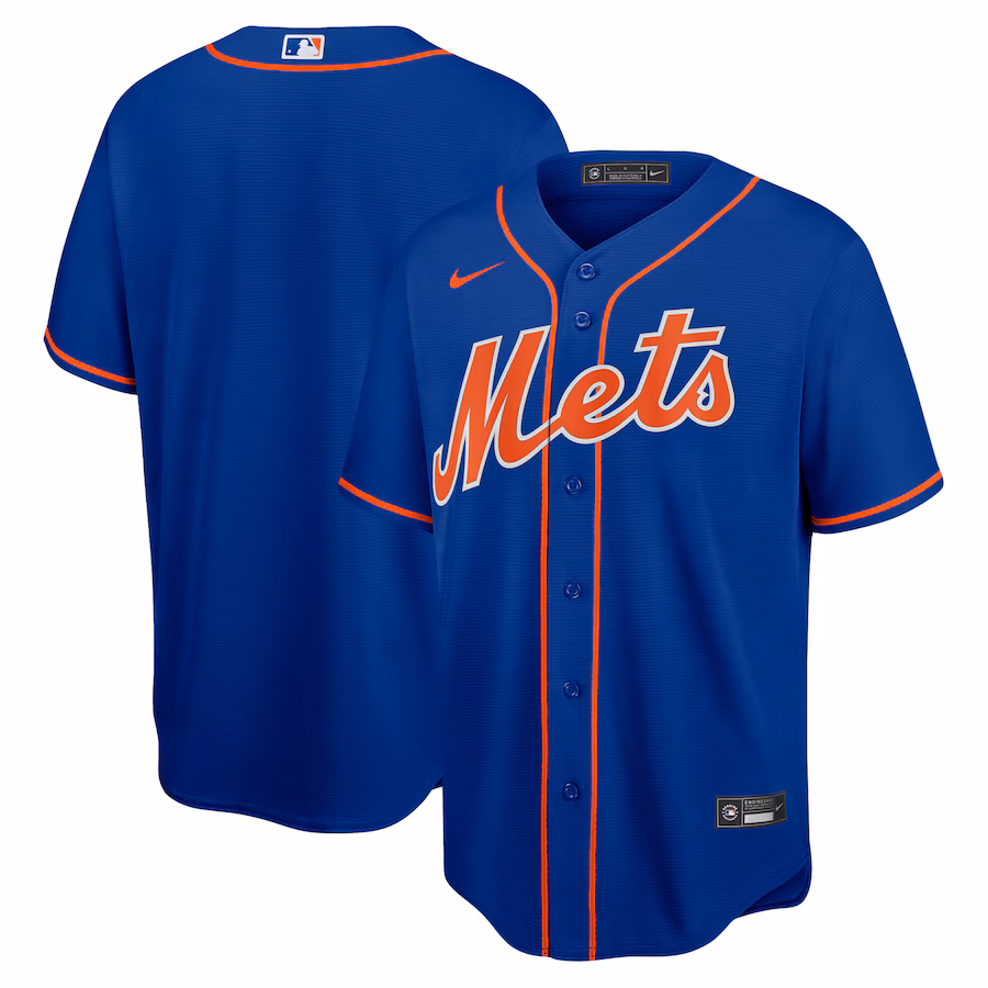Men's New York Mets  Nike Royal Big & Tall Alternate Replica Team Jersey - ujerseystore