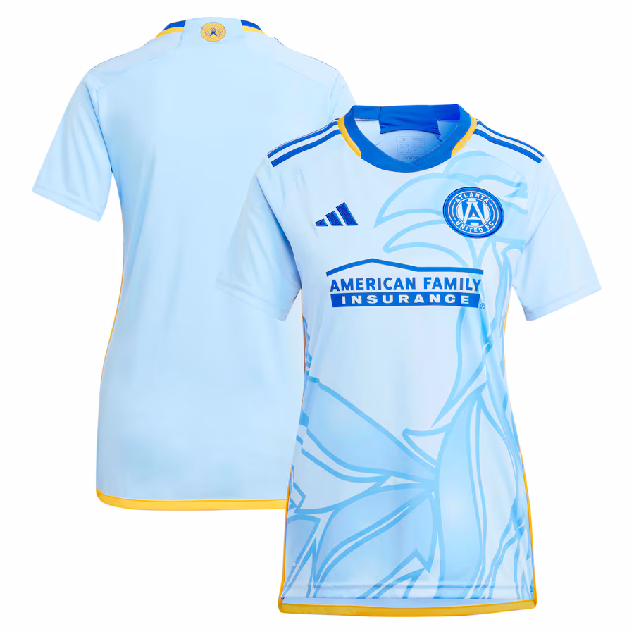 Women's Atlanta United FC  adidas Light Blue 2024 The Resurgens Kit Replica Jersey - ujerseystore