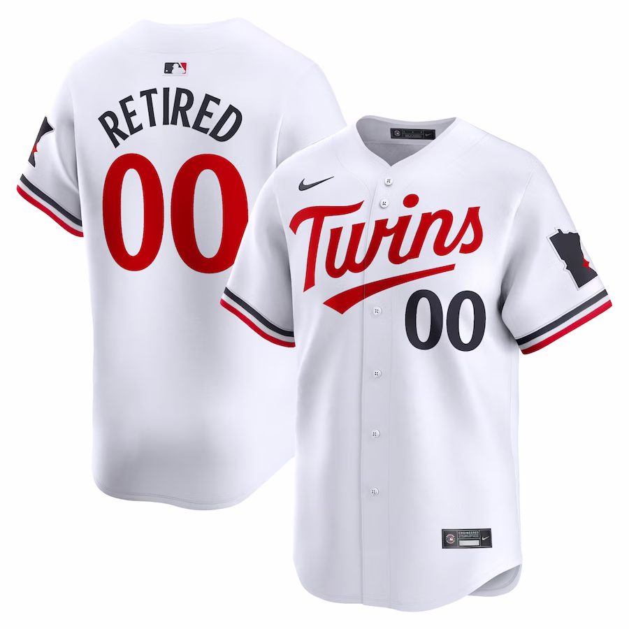 Men's Minnesota Twins Nike White Home Limited Pick-A-Player Retired Roster Jersey - ujerseystore