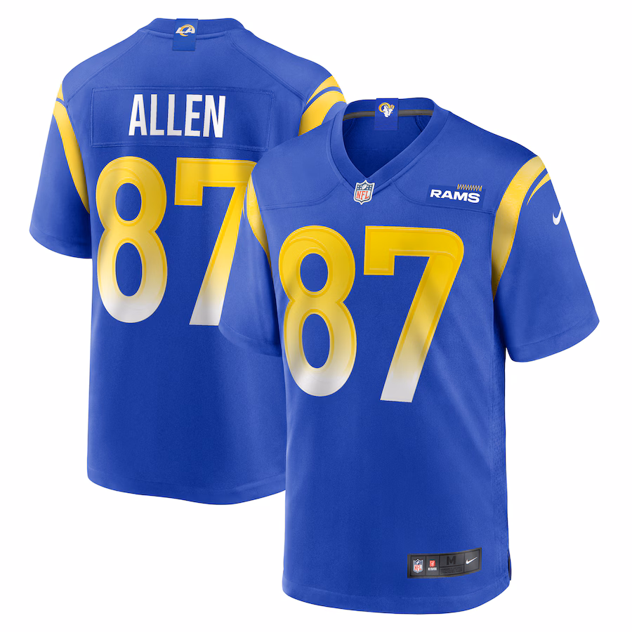 Men's Los Angeles Rams Davis Allen Nike Royal Home Game Jersey - ujerseystore