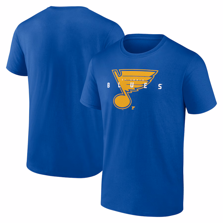 Men's St. Louis Blues Blue Coordinate T-Shirt - ujerseystore