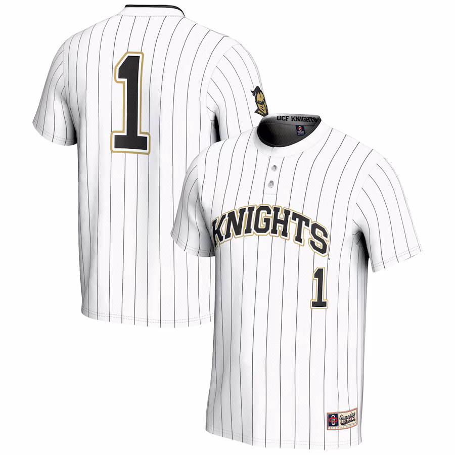 GameDay Greats #1 White UCF Knights Lightweight Softball Jersey - ujerseystore