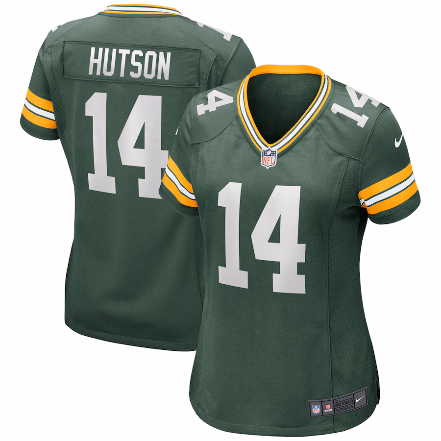 Women's Green Bay Packers Don Hutson Nike Green Game Retired Player Jersey - ujerseystore
