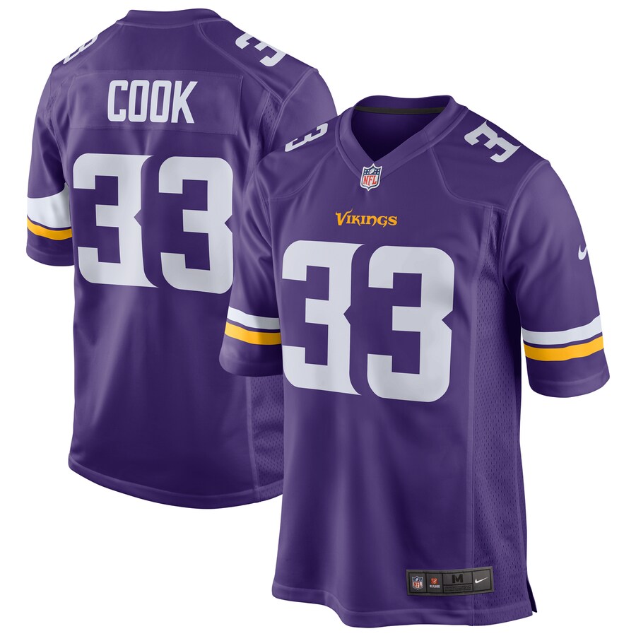 Men's Minnesota Vikings Dalvin Cook Nike Purple Player Game Jersey - ujerseystore