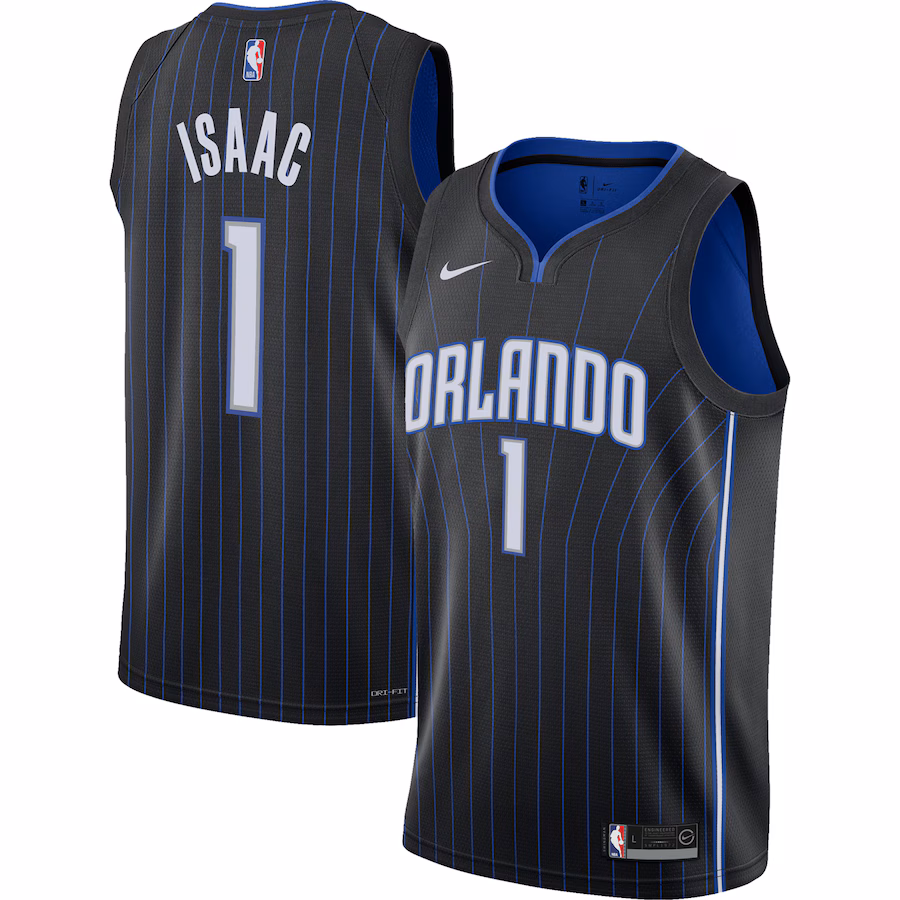 Youth Orlando Magic Jonathan Isaac Nike Black Swingman Jersey - Icon Edition - ujerseystore