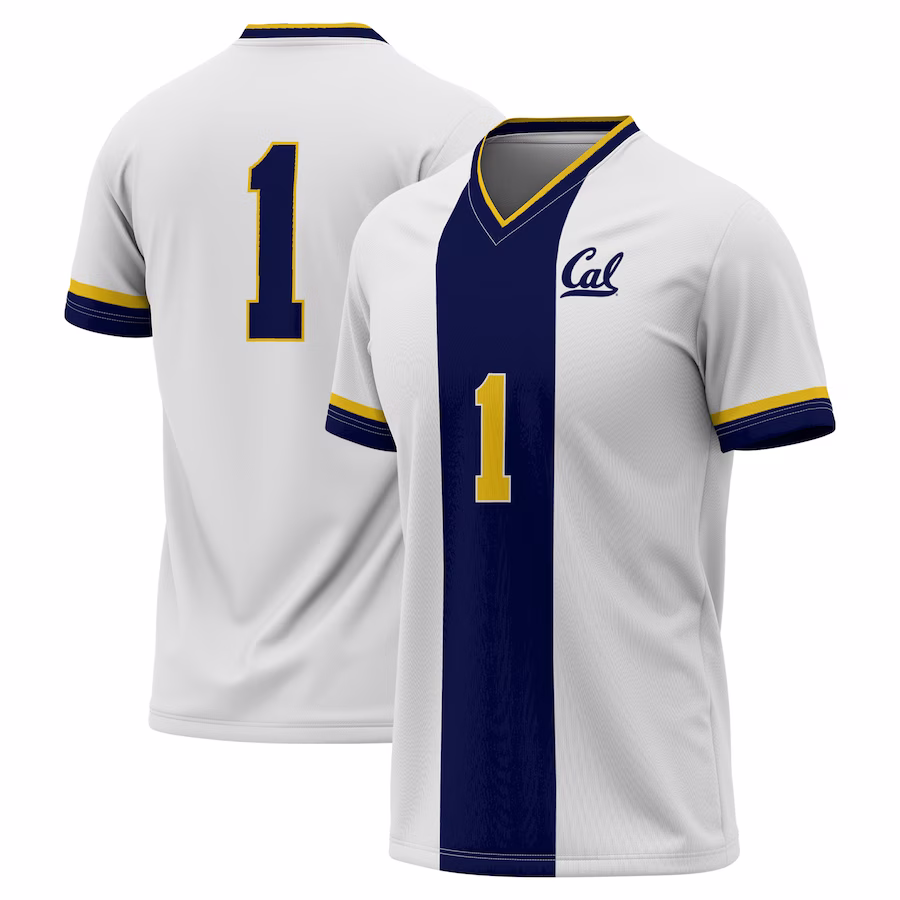 #1 Cal Bears GameDay Greats Youth Lightweight Soccer Fashion Jersey - White - ujerseystore