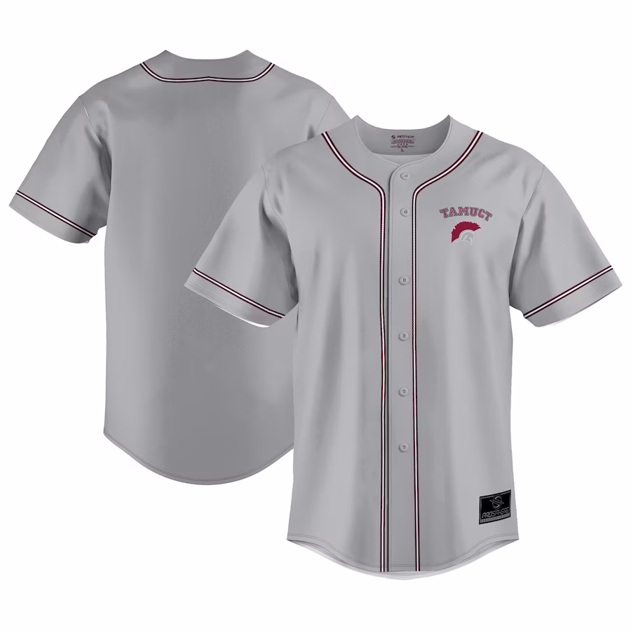 Texas A&M Central Texas Warriors ProSphere Youth  Baseball Jersey - Gray - ujerseystore