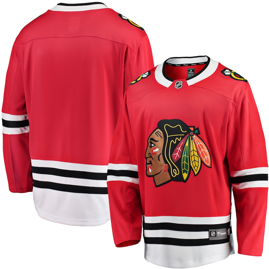 Men's Chicago Blackhawks Fanatics Red Breakaway Home Jersey - ujerseystore