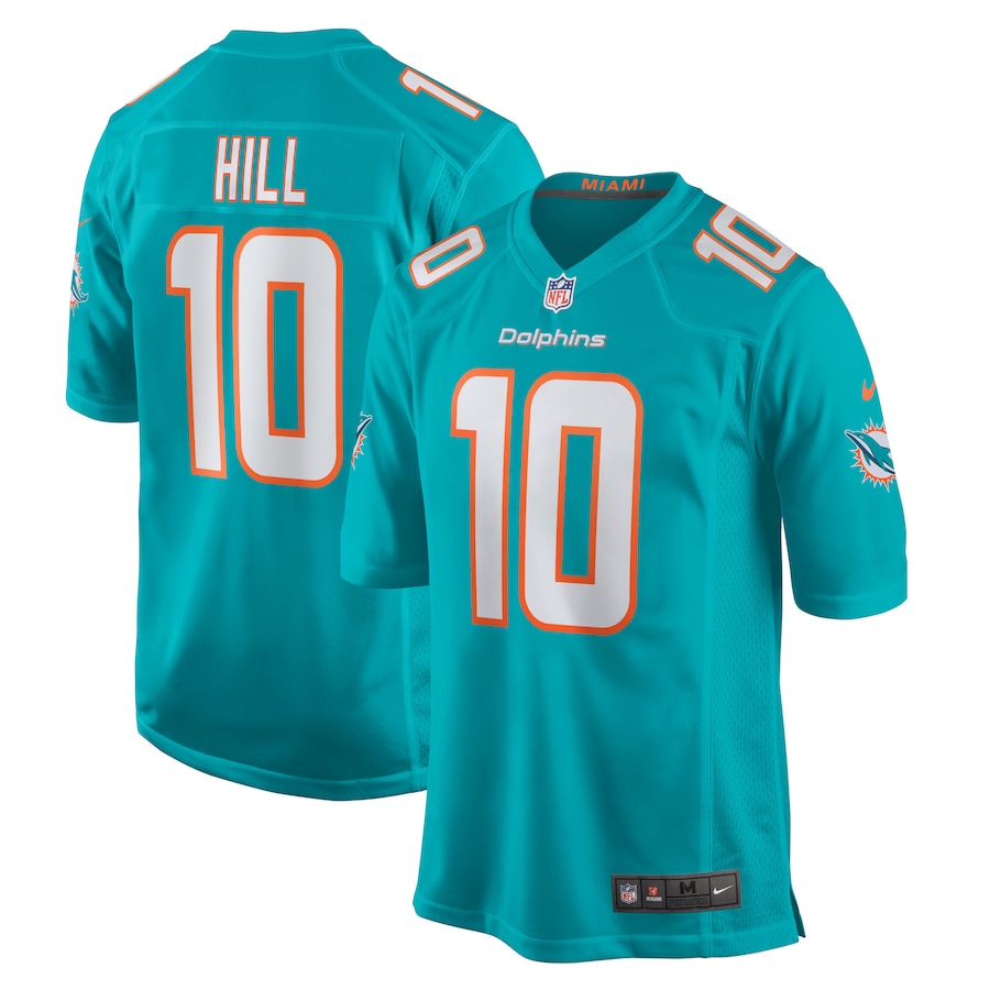 Youth Miami Dolphins Tyreek Hill Nike Aqua Game Jersey - ujerseystore