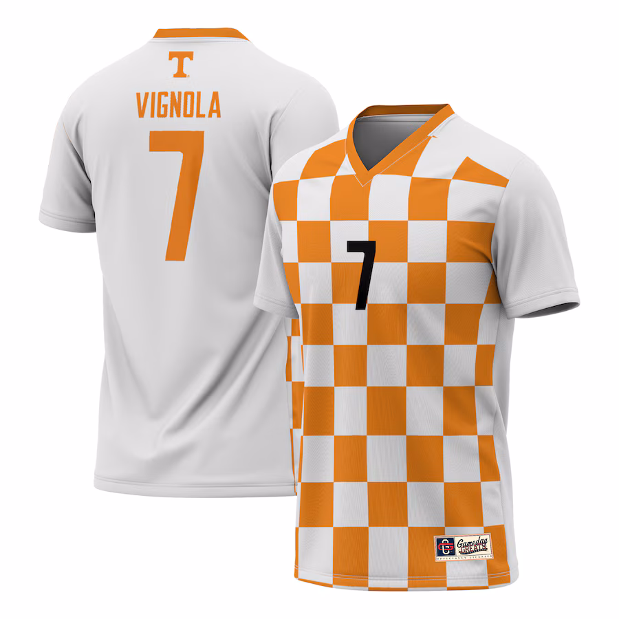Youth GameDay Greats M.A. Vignola White Tennessee Volunteers Women's Soccer Fashion Jersey - ujerseystore