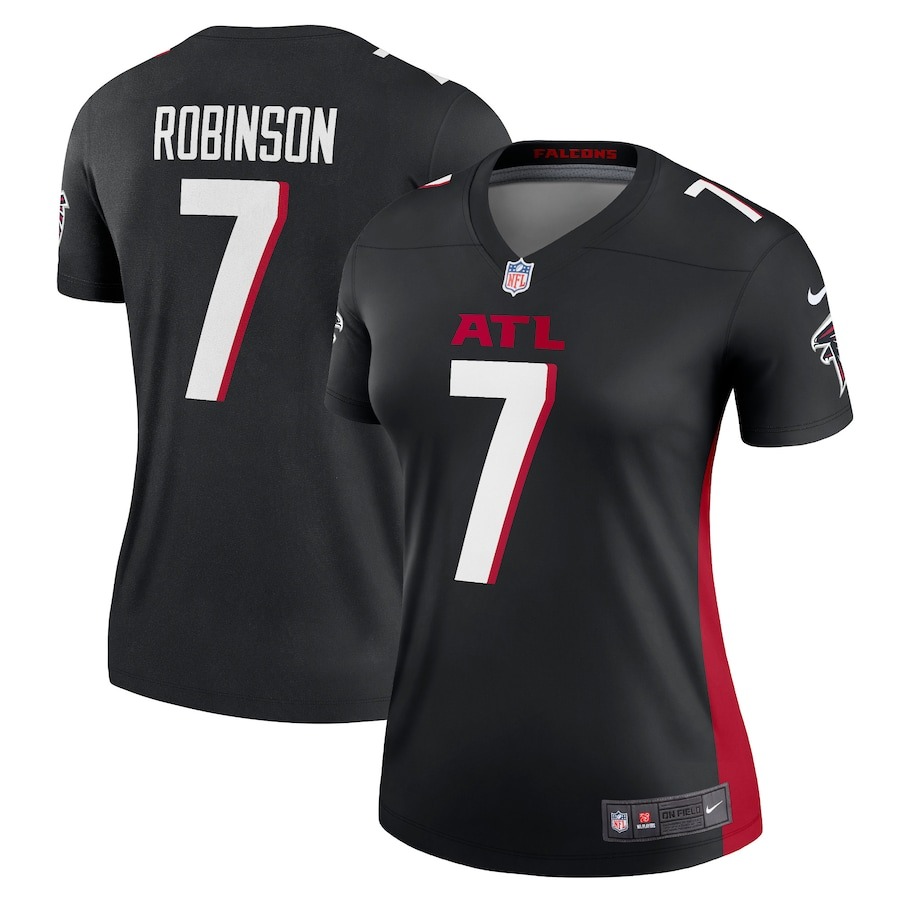 Women's Atlanta Falcons Bijan Robinson Nike Black  Legend Jersey - ujerseystore