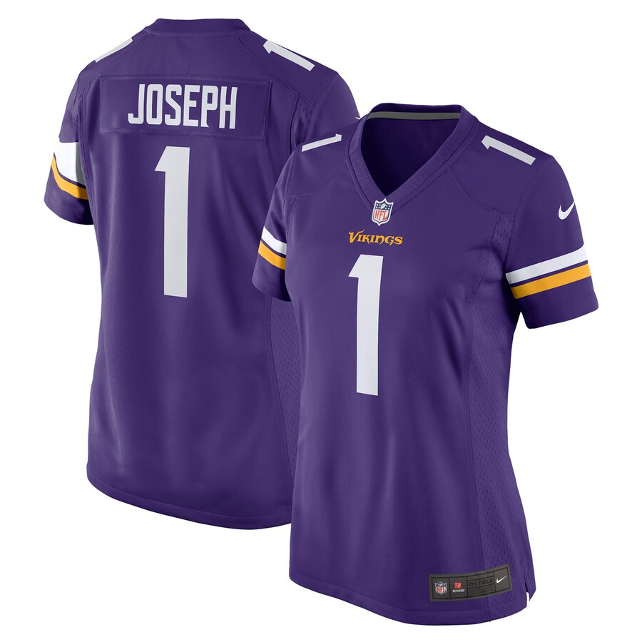 Women's Minnesota Vikings Greg Joseph Nike Purple Game Jersey - ujerseystore