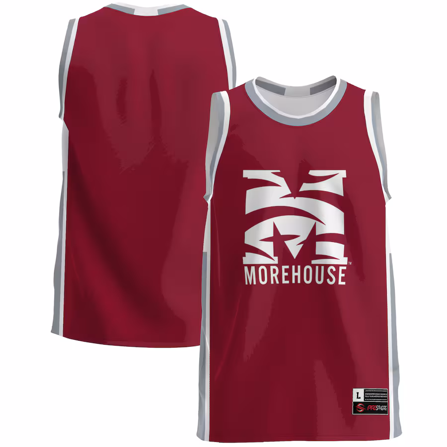 Men's GameDay Greats  Maroon Morehouse Maroon Tigers  Lightweight Basketball Jersey - ujerseystore
