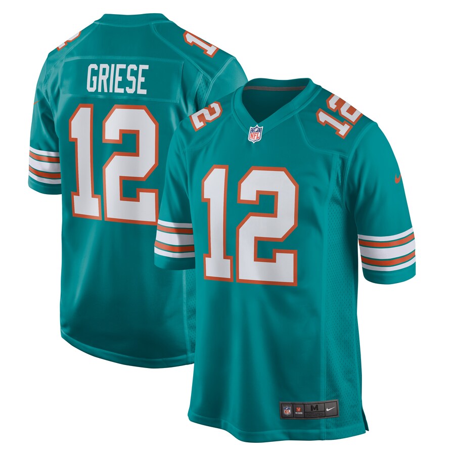 Men's Miami Dolphins Bob Griese Nike Aqua Retired Player Jersey - ujerseystore