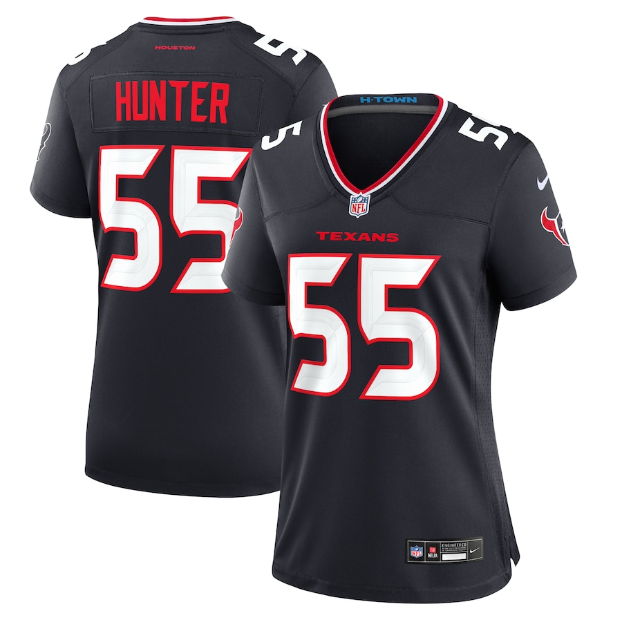 Women's Houston Texans Danielle Hunter Nike  Navy Team Game Jersey - ujerseystore