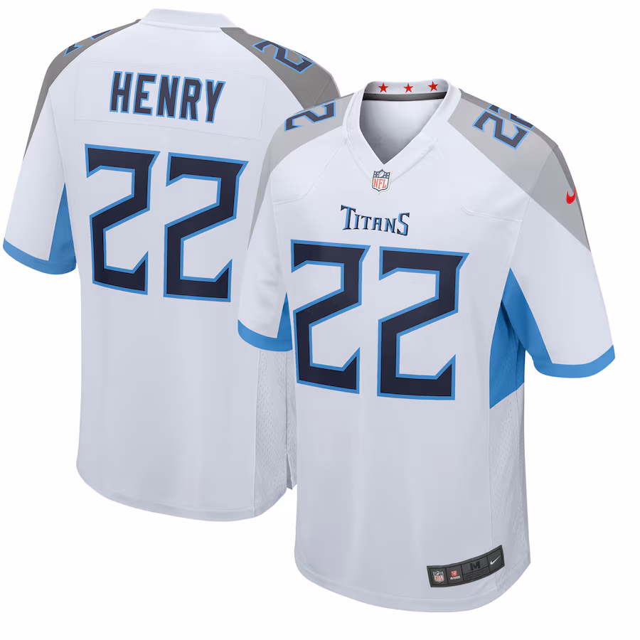 Youth Tennessee Titans Derrick Henry Nike White Game Jersey - ujerseystore