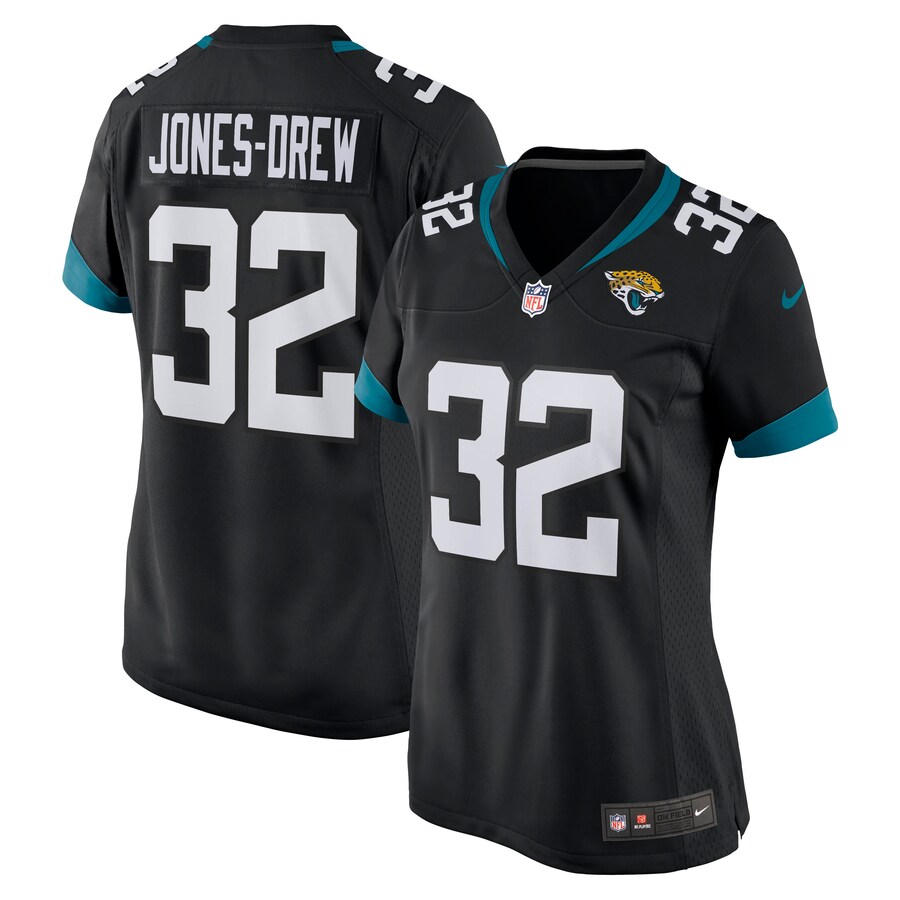 Women's Jacksonville Jaguars Maurice Jones-Drew Nike Black Game Retired Player Jersey - ujerseystore